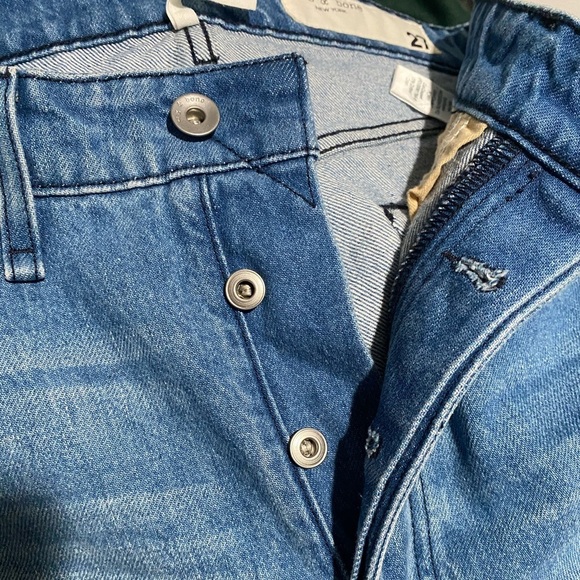 NWT Rag & Bone Nina High Rise‎ Cigarette Ankle Poppy 27 - Picture 3 of 10